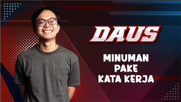 Video Minuman Pake Kata Kerja